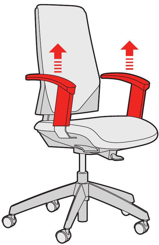 Armrests height - Step 2