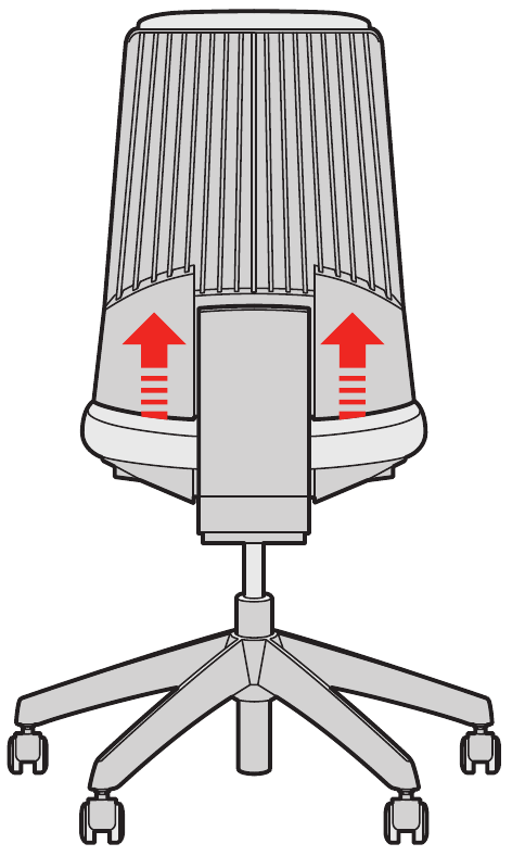 Backrest height - Step 2