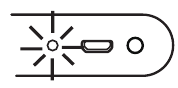 Imagen de la luz azul parpadeante
