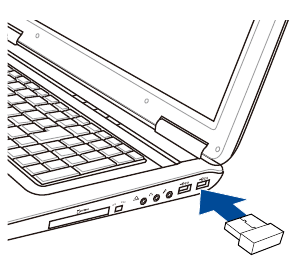 Conexi&oacute;n al PC - V&iacute;a 2.4GHz