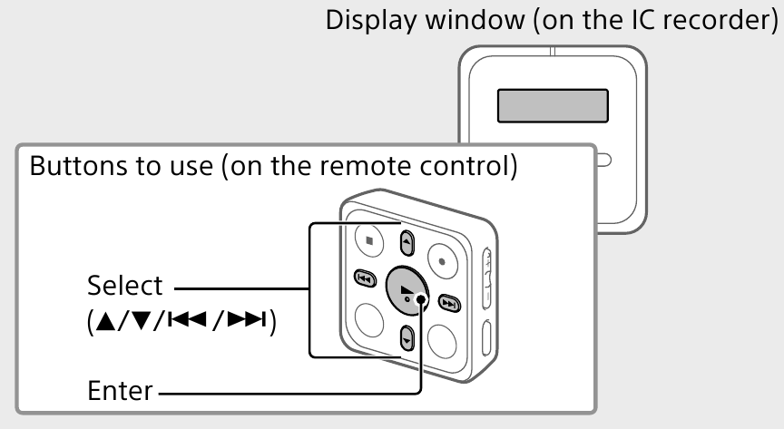 Operaciones con el smartphone (REC Remote)