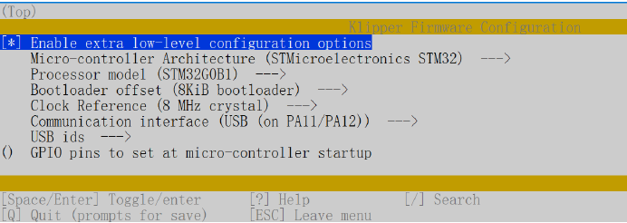 Compilar el firmware de la MCU - Paso 1