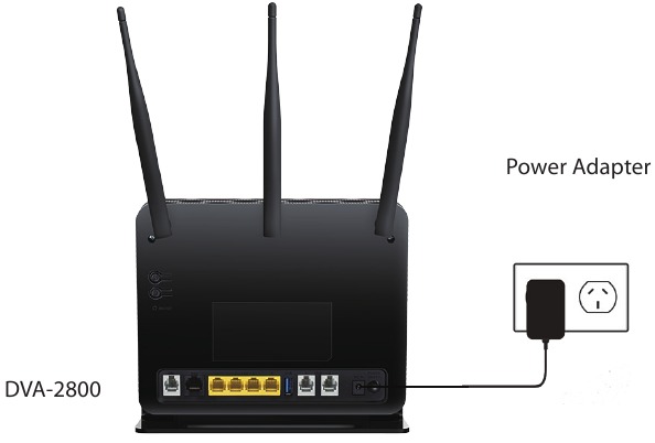 Conecte su Router M&oacute;dem - Paso 3