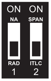 Ajustes del interruptor DIP del termostato