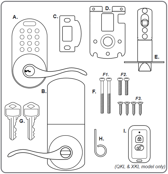 MiLOCKS BLEKL, CKL, DKL, TKL, QKL, XKL, ZWL - Manual del cerrojo con ...