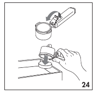 Imagen del vaciado de los posos de caf&eacute;