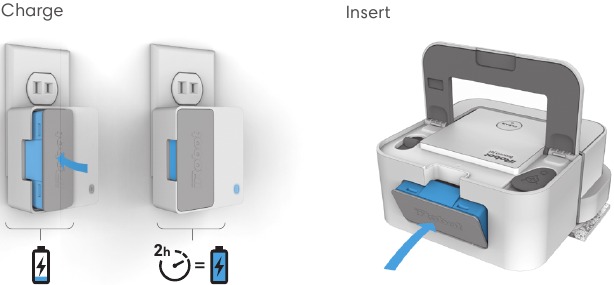 Carga e inserta la bater&iacute;a