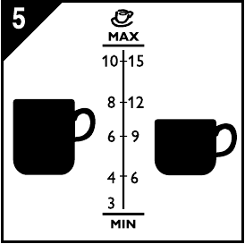 Llenar el dep&oacute;sito con agua para preparar caf&eacute;