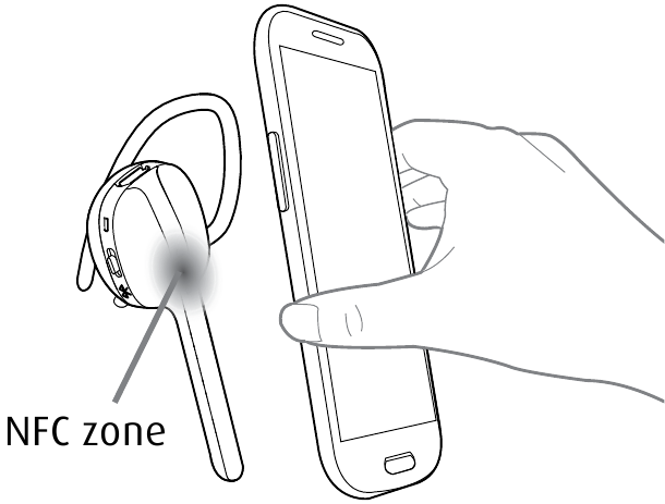 Emparejamiento con un smartphone mediante NFC