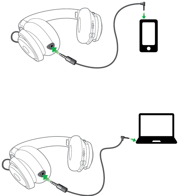 Conectar a un conector jack de 3,5 mm 