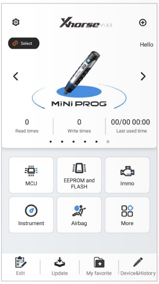 APP&middot;MINI PROG Inicio