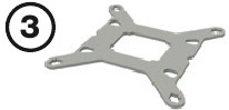 Placa posterior Intel