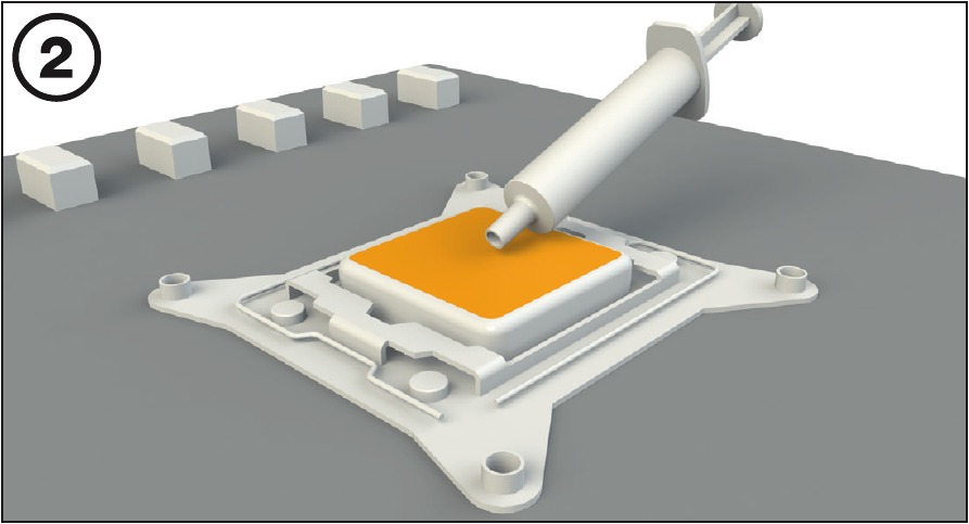 Intel LGA 2011/2066 - Extender la pasta t&eacute;rmica