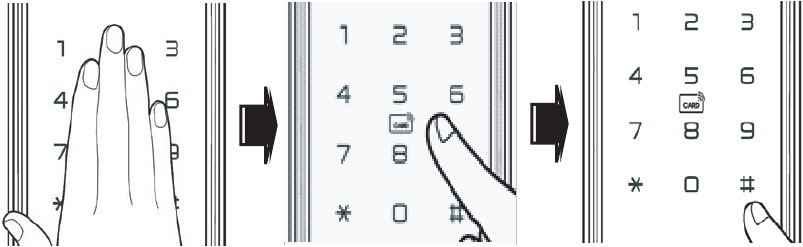 Uso - Abriendo una Puerta con el C&oacute;digo PIN