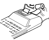 Insertar el rollo de papel en el soporte