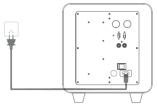 Configuraci&oacute;n y conexi&oacute;n de su subwoofer - PARTE 1