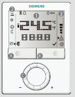 Termostato Siemens RDG100