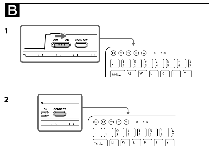 Habilitar la comunicaci&oacute;n entre el teclado y el Tablet