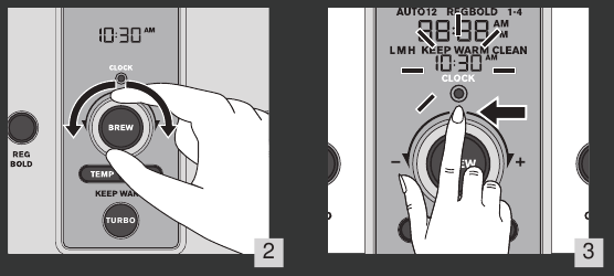 CONFIGURACI&Oacute;N DEL RELOJ