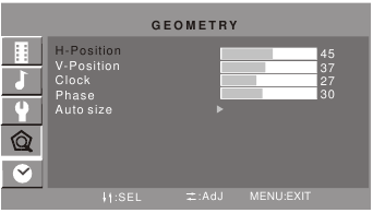 AJUSTES DE GEOMETR&Iacute;A