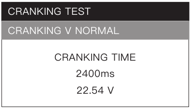 Prueba de arranque (12V y 24V) - Paso 4