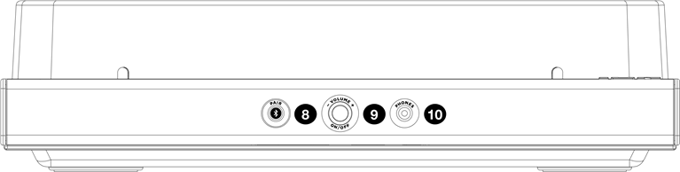 Panel frontal