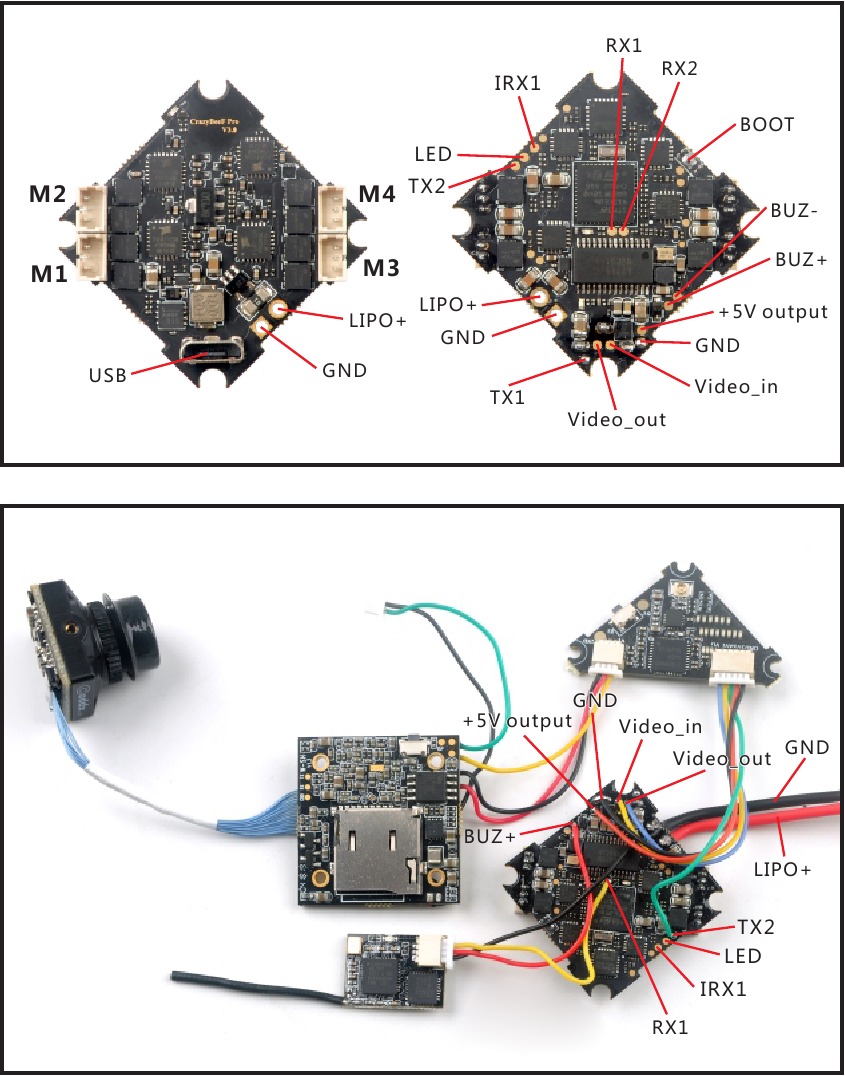 Diagrama de conexi&oacute;n del controlador de vuelo