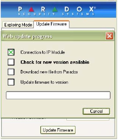Actualizaci&oacute;n del Firmware y del Idioma - Paso 2