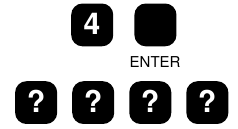 Teclado para probar las sirenas del sistema de alarma