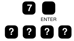 Teclado para activar o desactivar el timbre del sistema de alarma