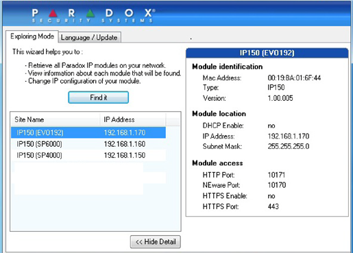 Configuraci&oacute;n del IP150