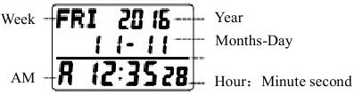 Operaci&oacute;n y configuraci&oacute;n de hora/calendario