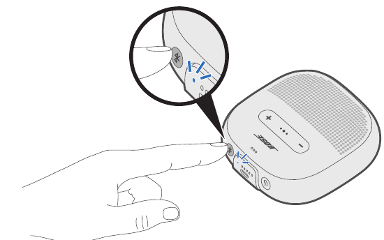 Conectar usando el men&uacute; de Bluetooth - Paso 1