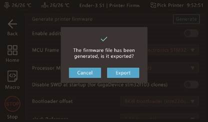 Configurar el firmware - Paso 2
