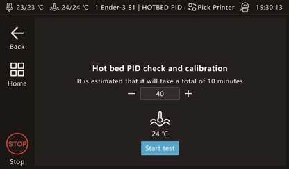 Calibraci&oacute;n PID de la cama caliente (HOTBED)