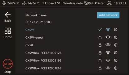 Obtenci&oacute;n de la direcci&oacute;n IP de Creality Sonic Pad
