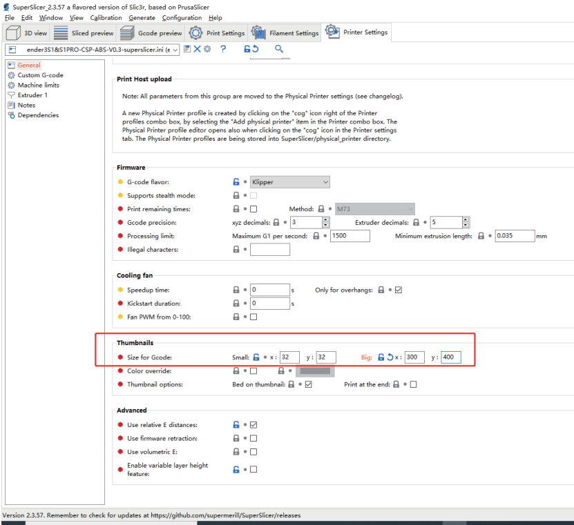 SuperSlicer 2.3.5 - Paso 1