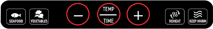 Uso - Paso 3 - Toque Temp/Time