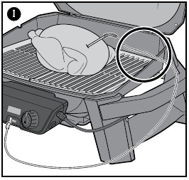 Enrutamiento del cable de la sonda iGRILL