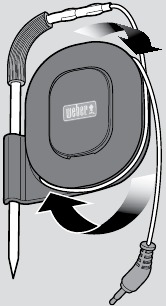 Enrollado de la sonda iGRILL