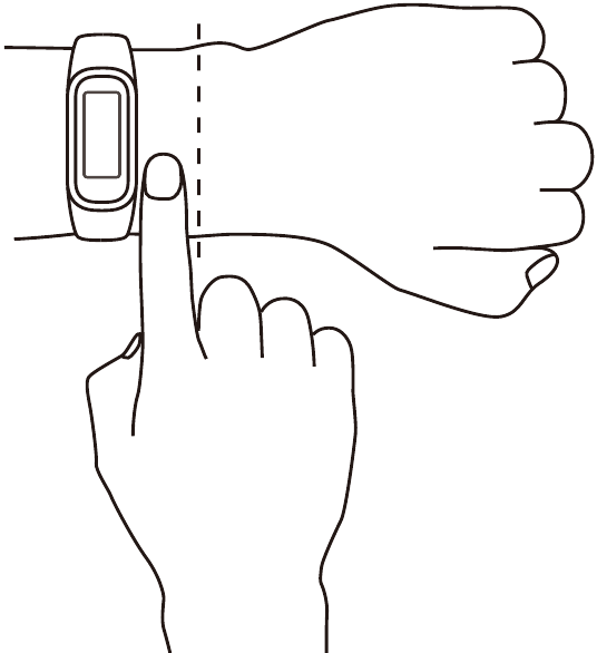 Usar la pulsera