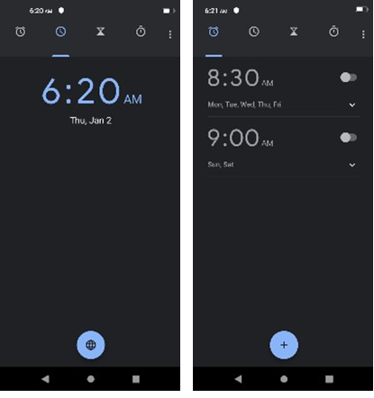 Crear una alarma nueva