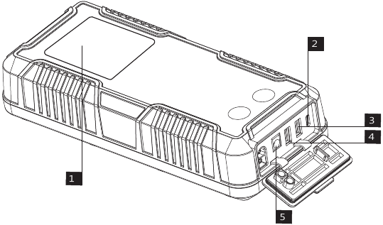 Descripci&oacute;n de las piezas y funciones del producto - Parte 1