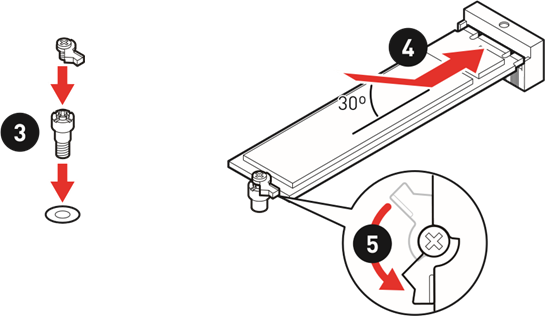 Para MAG Z690 TOMAHAWK WIFI - Instalaci&oacute;n de la ranura M.2 - Paso 2