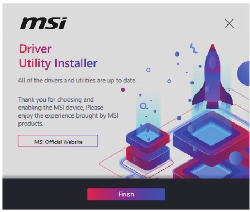 Instalaci&oacute;n de Drivers con MSI Driver Utility Installer - Paso 3