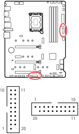 Conectores USB 3.2 Gen 1