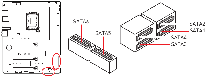 Descripci&oacute;n general de los componentes - Parte 4 - Conectores SATA
