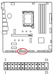 Conector de puerto paralelo JLPT1