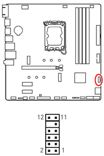 Conector del m&oacute;dulo JTPM1 TPM