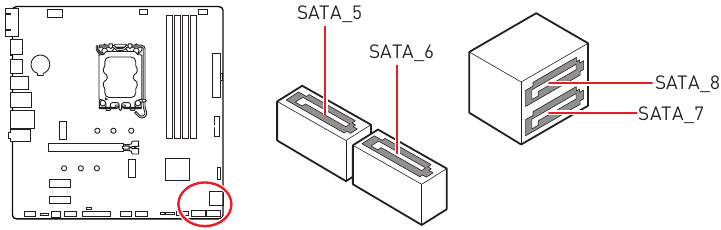 Descripci&oacute;n general de los componentes - Parte 3 - Conectores SATA